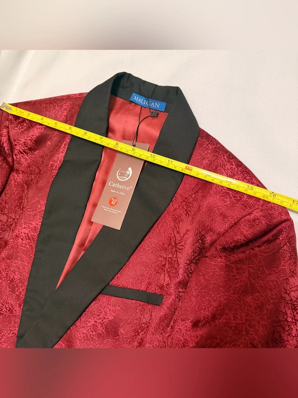 Catheive Men's Formal Vest & Blazer Set Size XS | NWT | A5‎